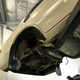 The Accord’s stock rear end: not meaty enough.